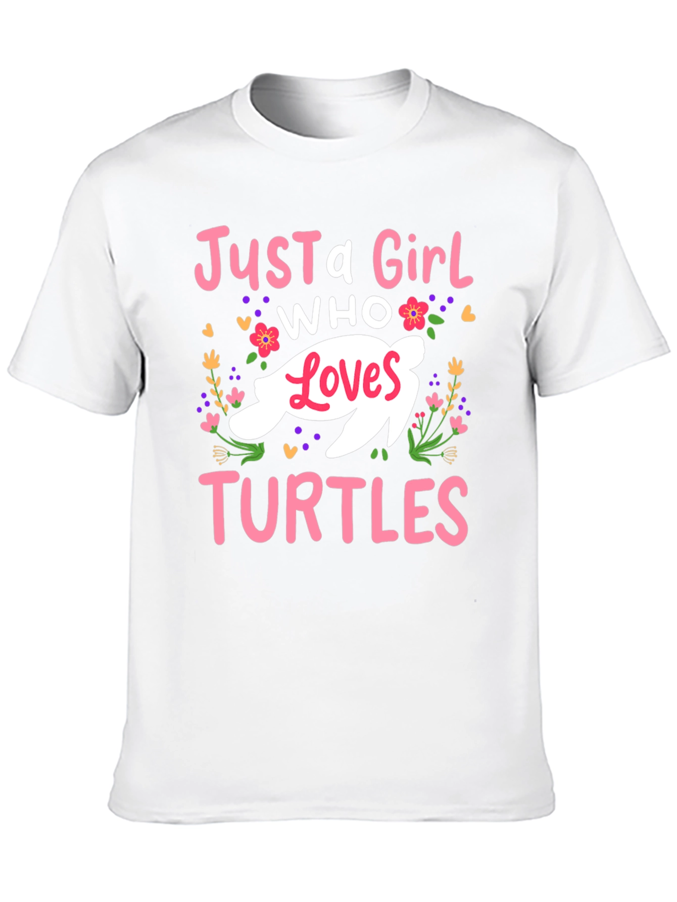 Just a Girl Who Loves Turtles T-Shirt