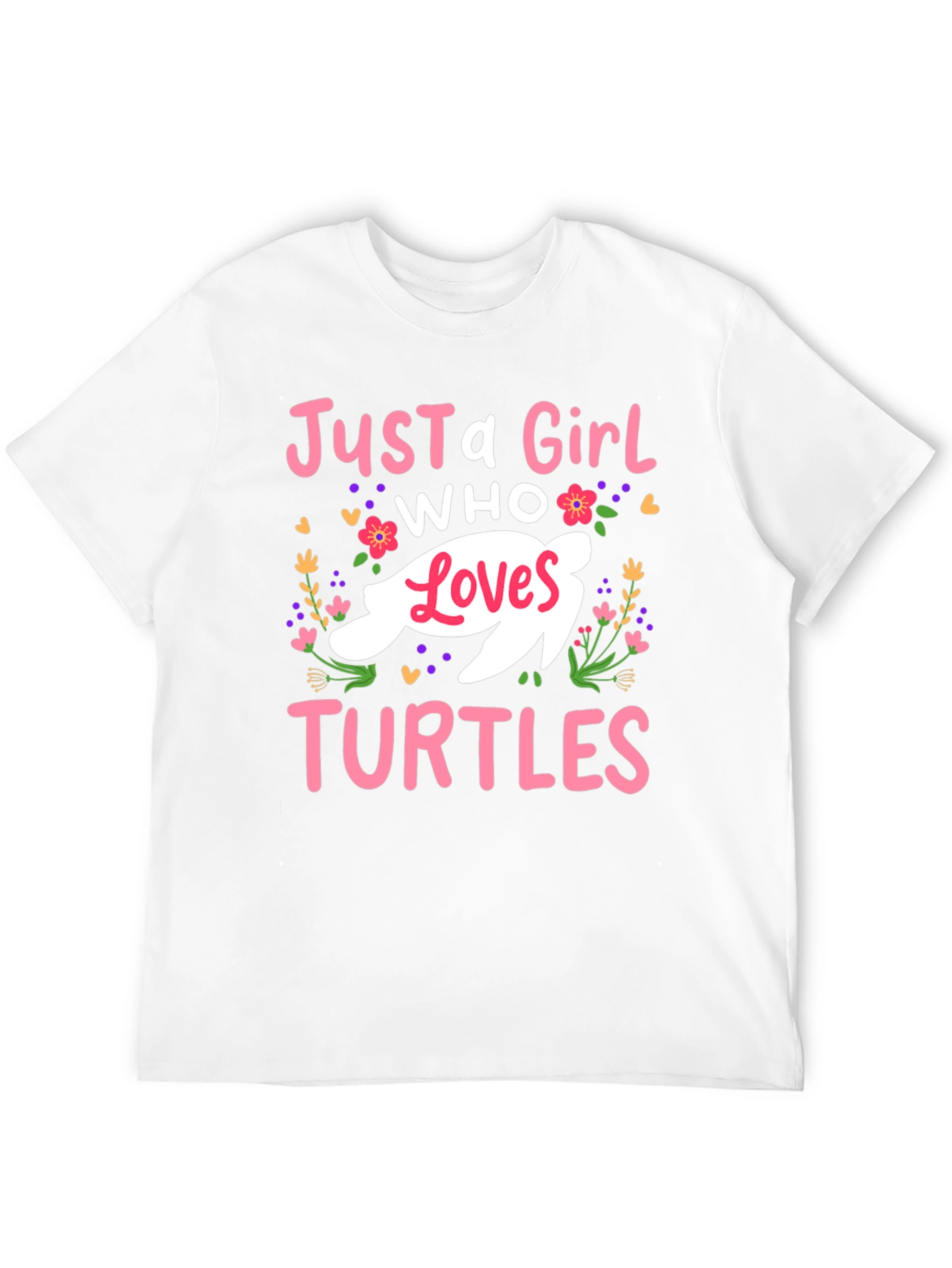 Just a Girl Who Loves Turtles T-Shirt