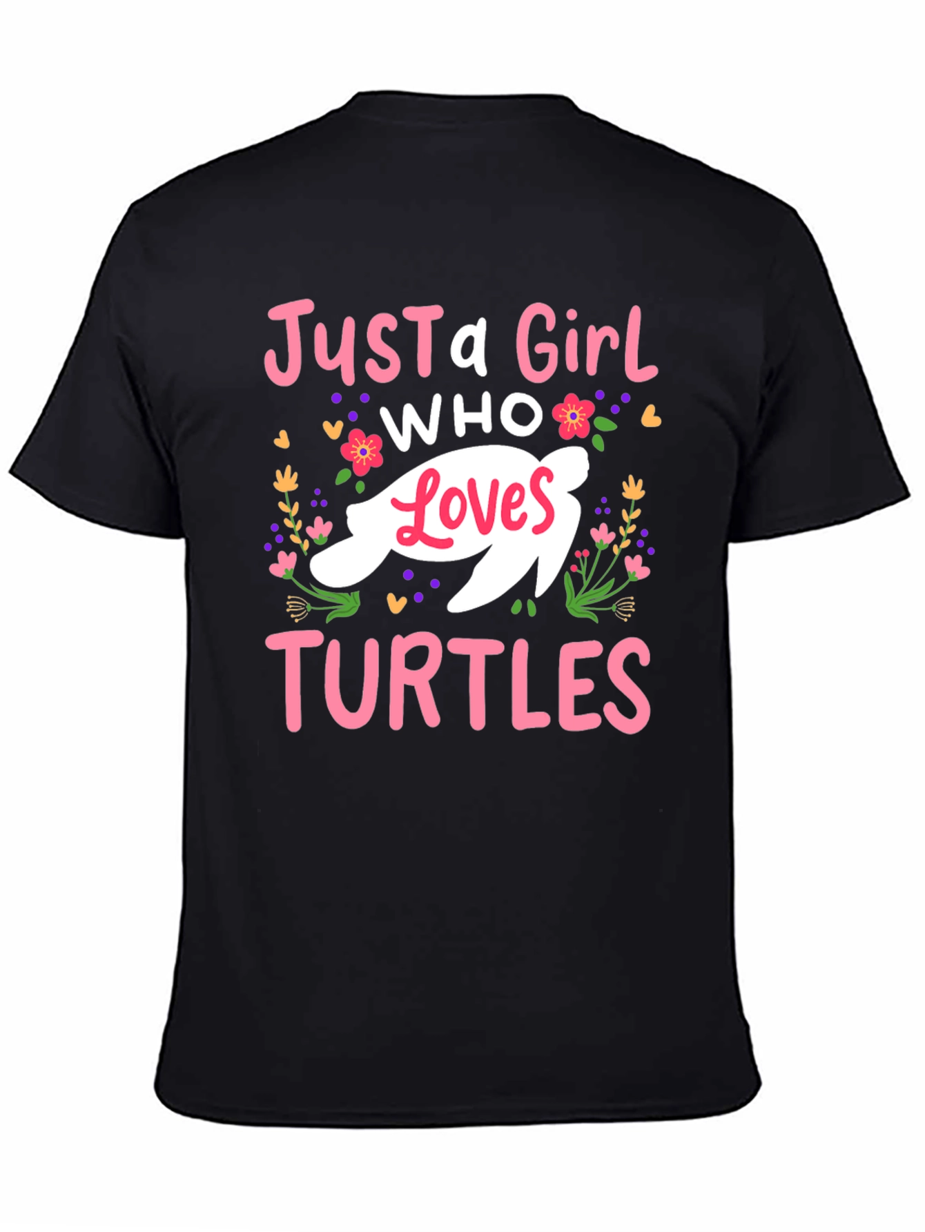 Just a Girl Who Loves Turtles T-Shirt