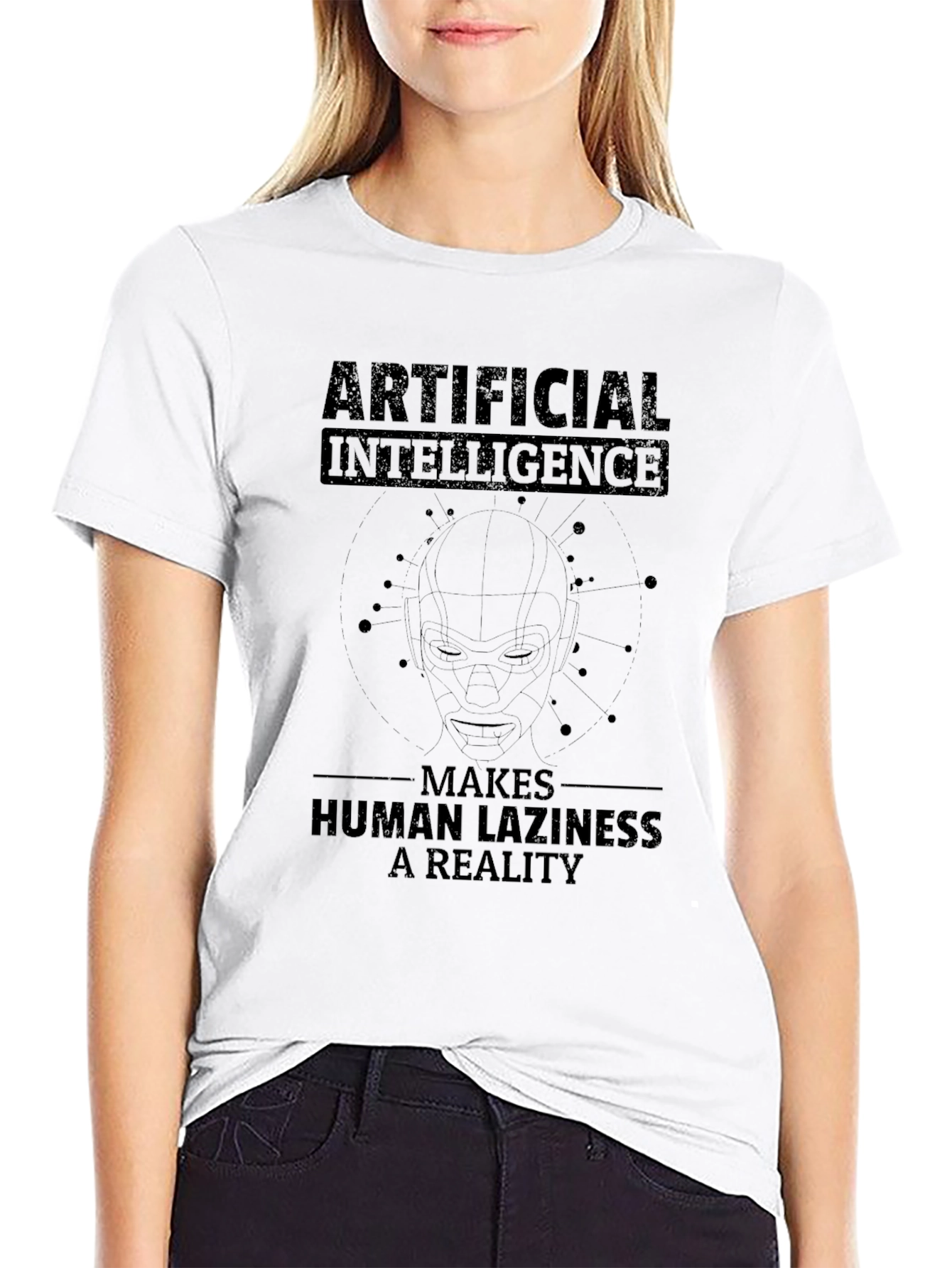 Artificial Intelligence T-Shirt - Human Laziness Reality