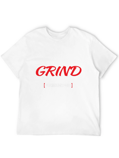 Grind Determination Goals Black T-Shirt