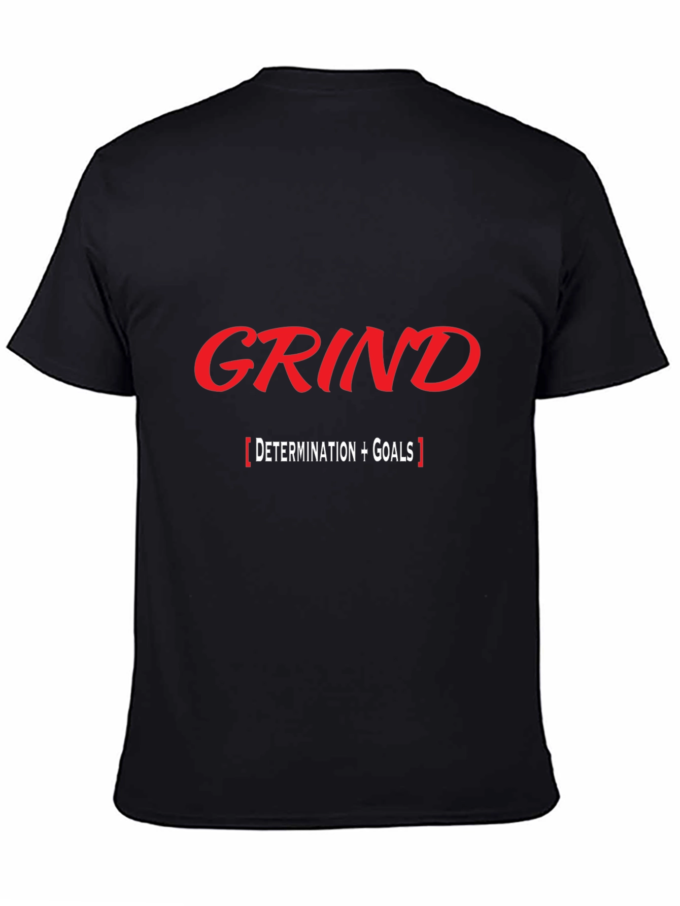 Grind Determination Goals Black T-Shirt