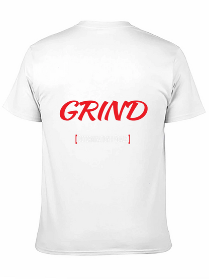 Grind Determination Goals Black T-Shirt