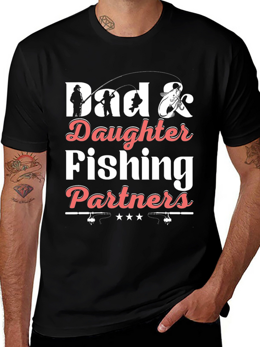 Dad & Daughter Fishing Partners T-Shirt