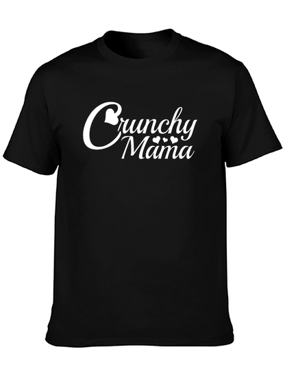 Crunchy Mama Graphic Tee - Soft Cotton Blend