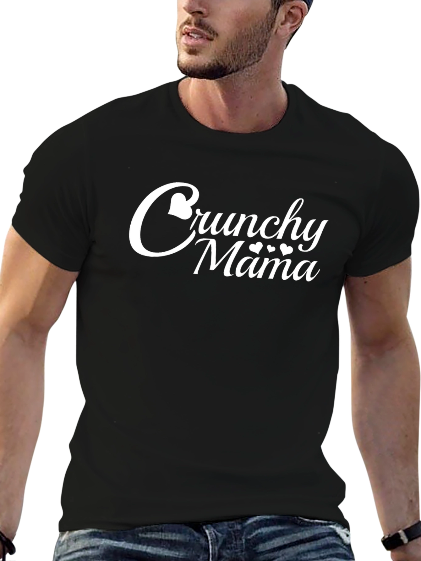 Crunchy Mama Graphic Tee - Soft Cotton Blend