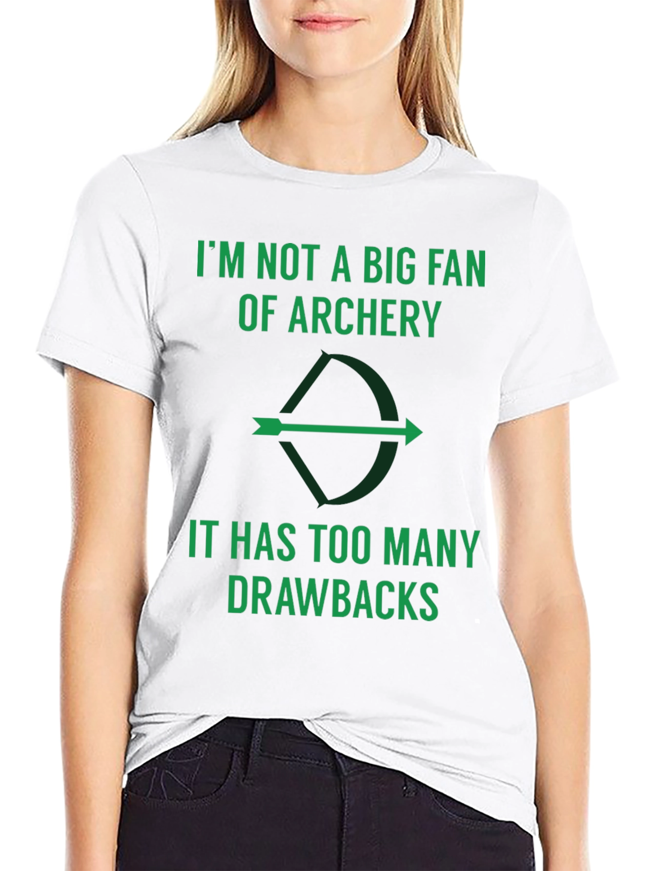 Archery Pun T-Shirt: Too Many Drawbacks!