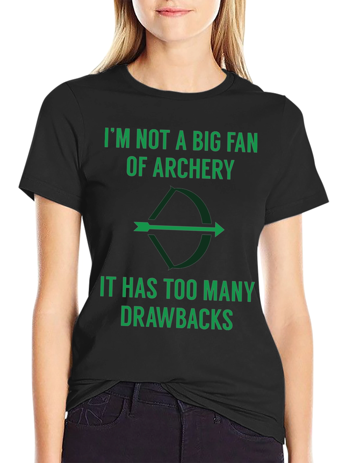 Archery Pun T-Shirt: Too Many Drawbacks!