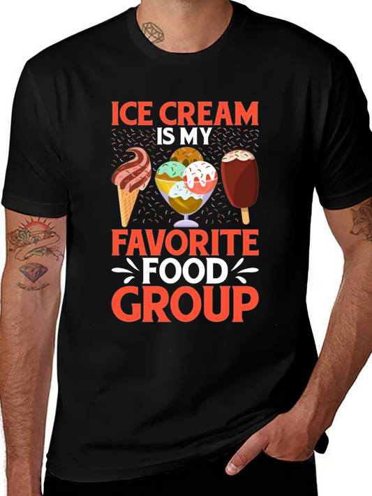 Ice Cream is My Favorite Food Group T-Shirt