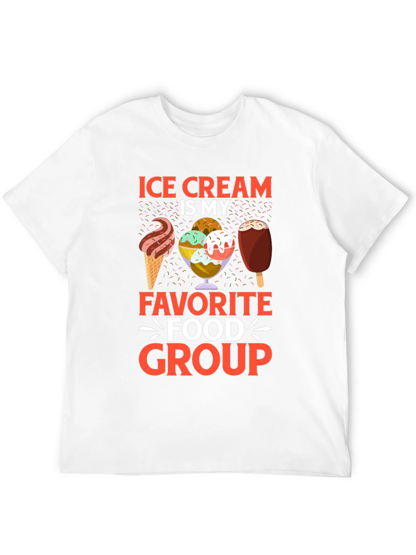 Ice Cream is My Favorite Food Group T-Shirt