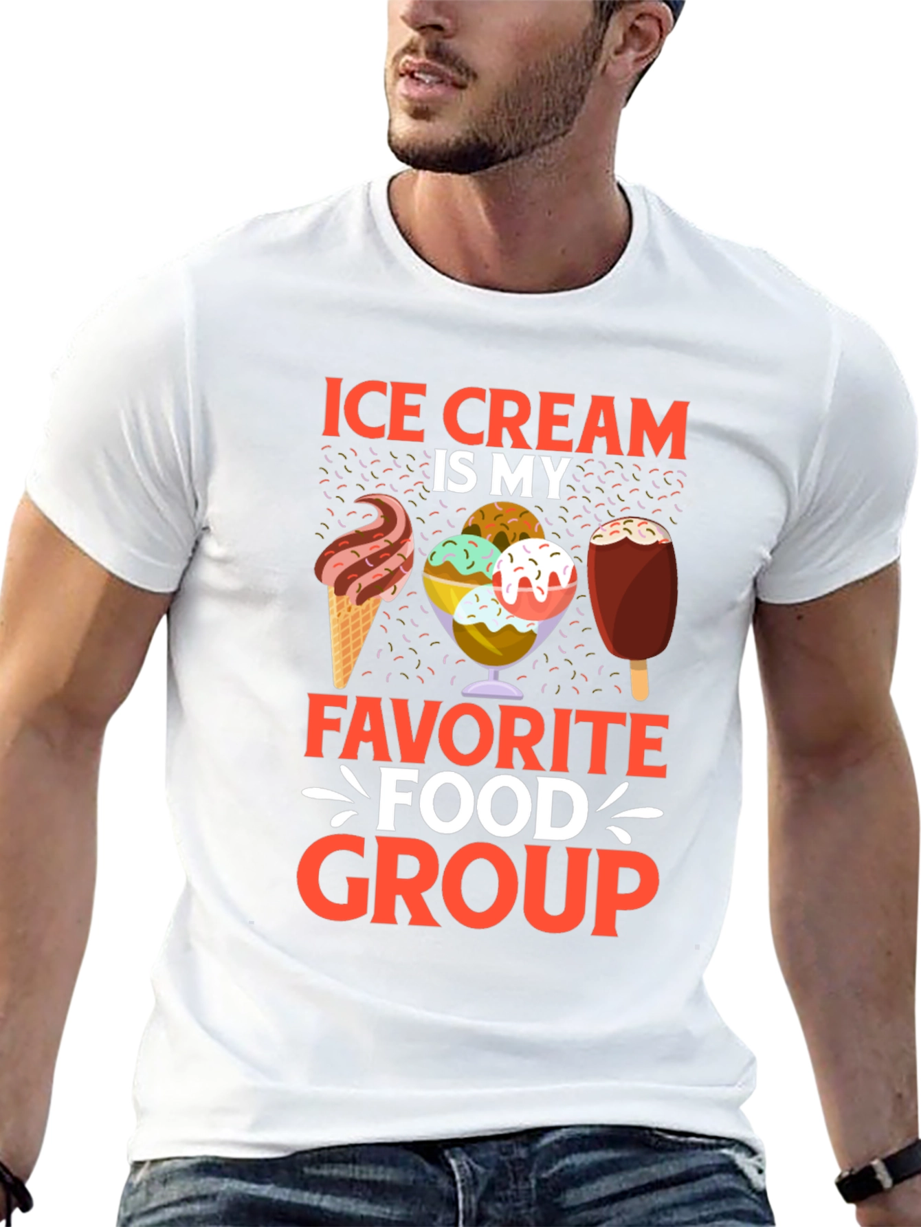 Ice Cream is My Favorite Food Group T-Shirt