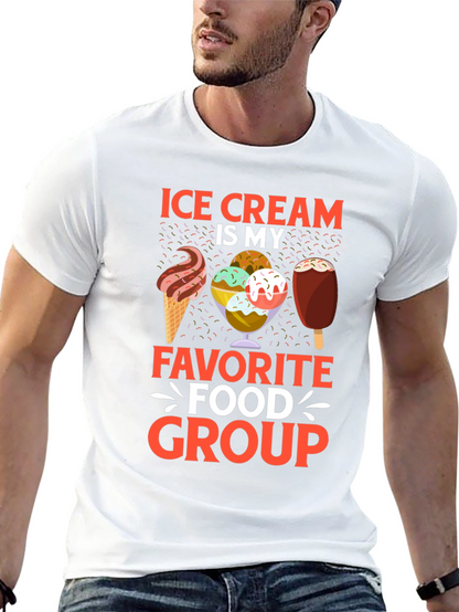 Ice Cream is My Favorite Food Group T-Shirt