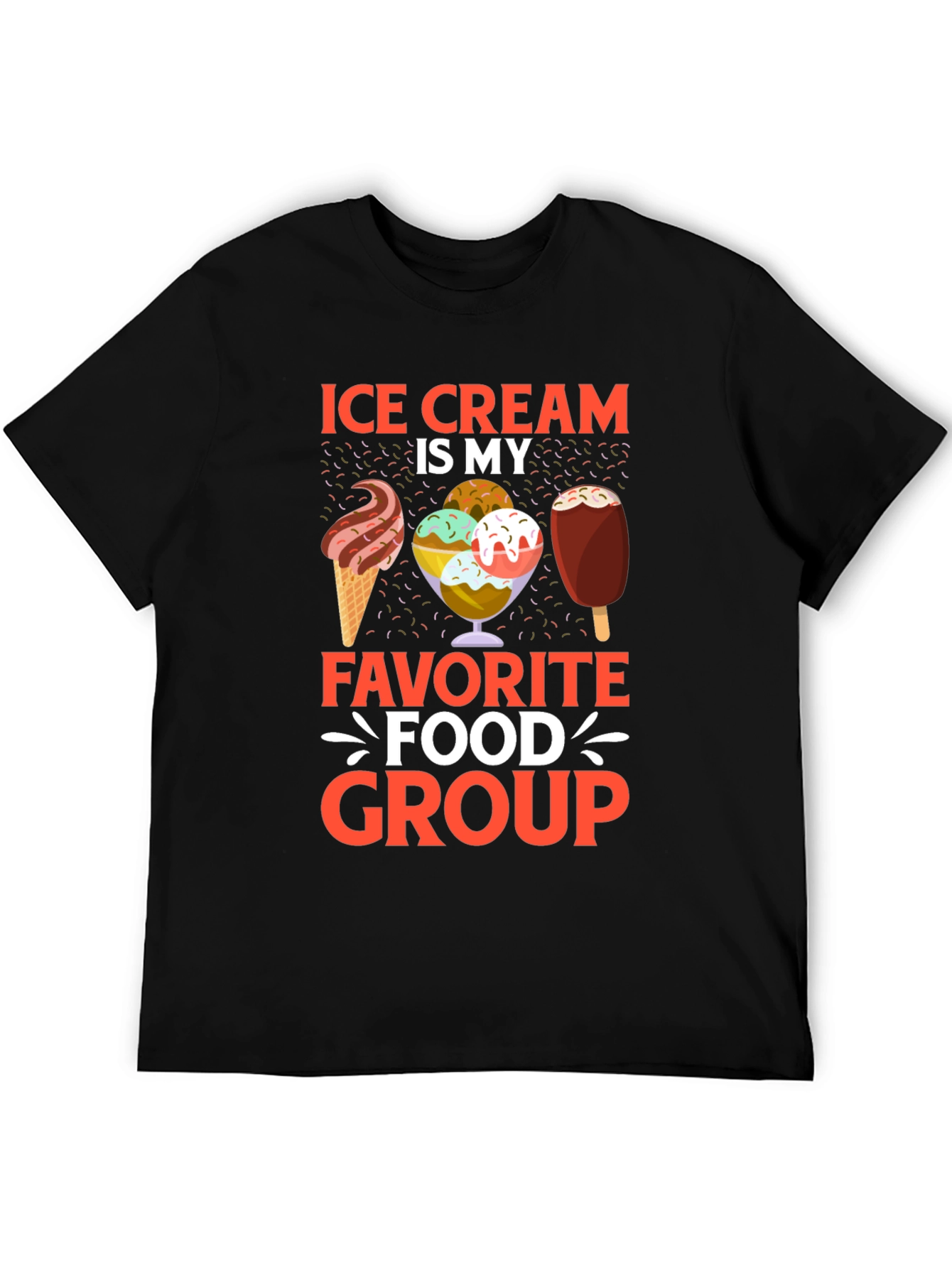 Ice Cream is My Favorite Food Group T-Shirt