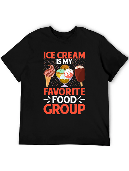 Ice Cream is My Favorite Food Group T-Shirt