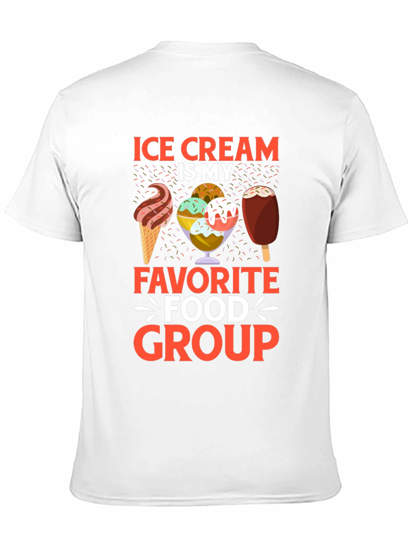Ice Cream is My Favorite Food Group T-Shirt