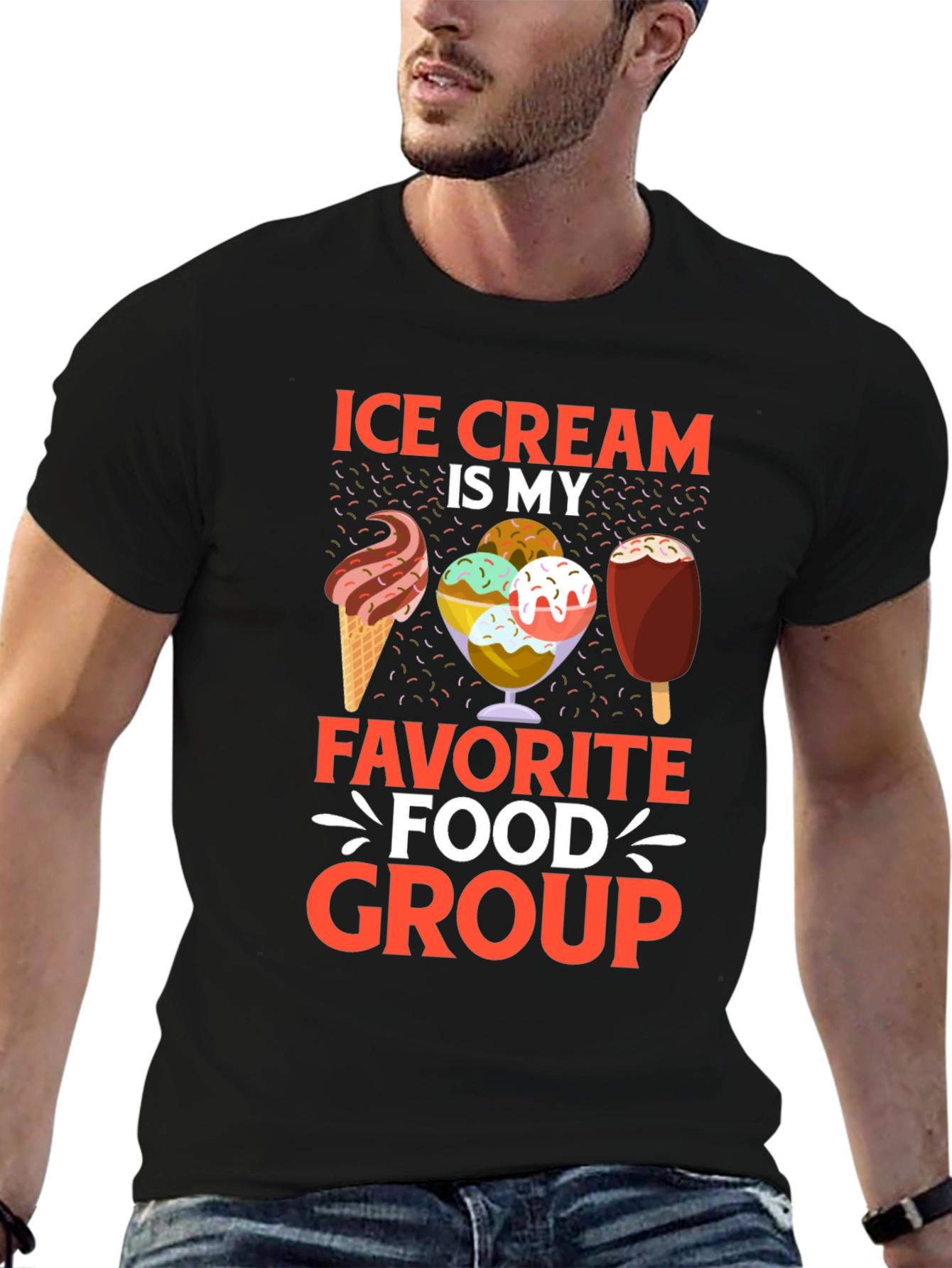 Ice Cream is My Favorite Food Group T-Shirt