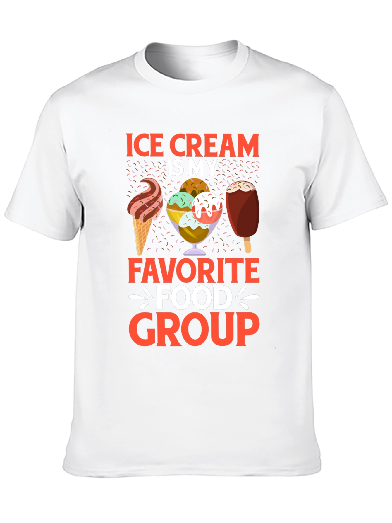 Ice Cream is My Favorite Food Group T-Shirt