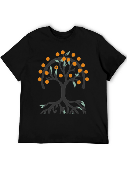Orange Tree Graphic Tee - Black