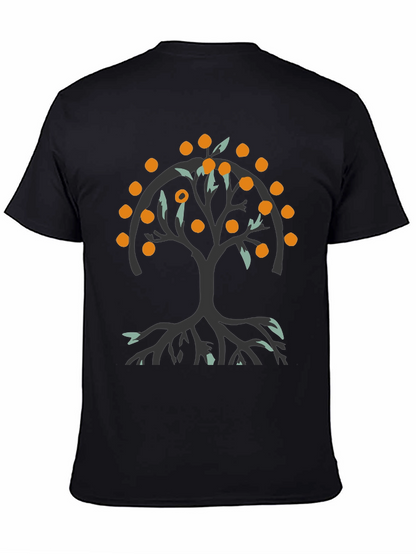 Orange Tree Graphic Tee - Black