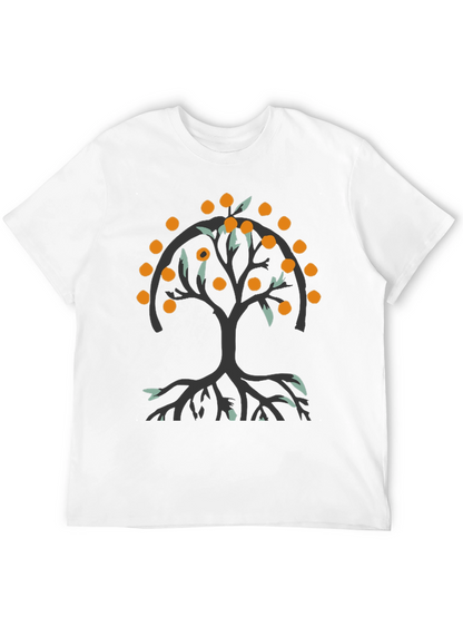 Orange Tree Graphic Tee - Black
