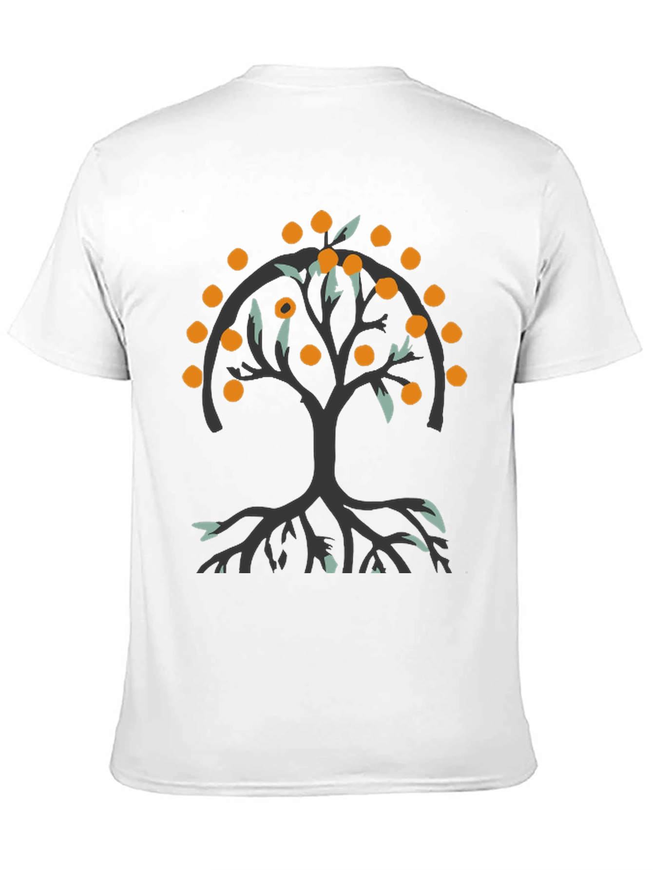 Orange Tree Graphic Tee - Black
