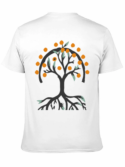 Orange Tree Graphic Tee - Black