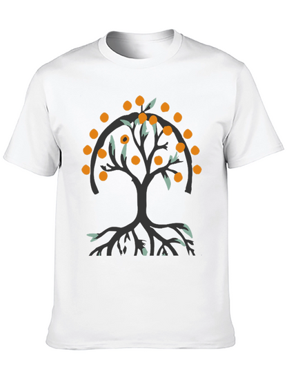 Orange Tree Graphic Tee - Black