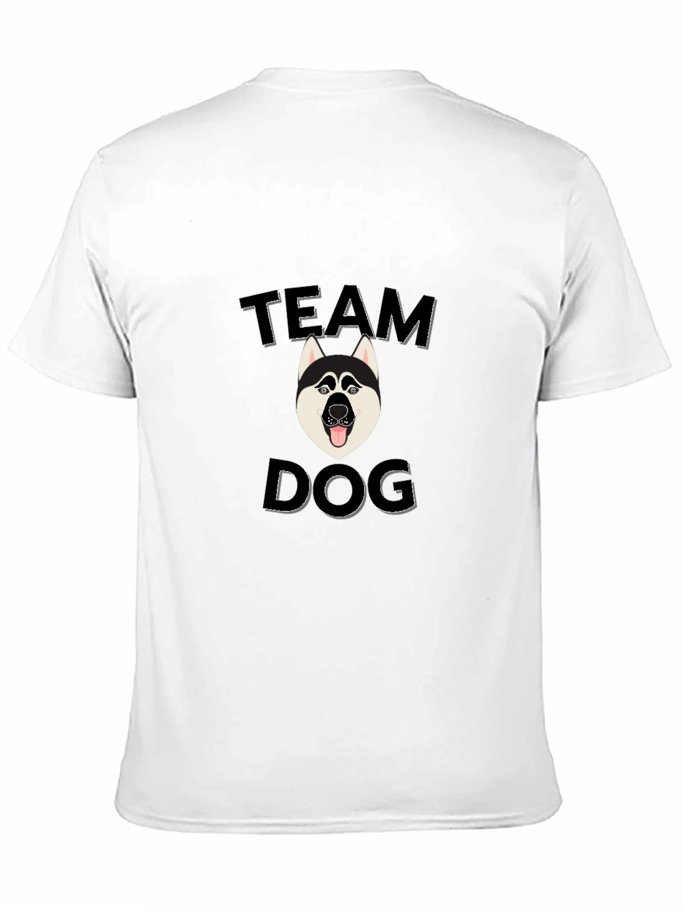 Team Dog Graphic Tee - Black Cotton Blend