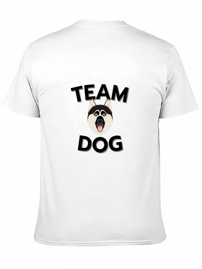 Team Dog Graphic Tee - Black Cotton Blend