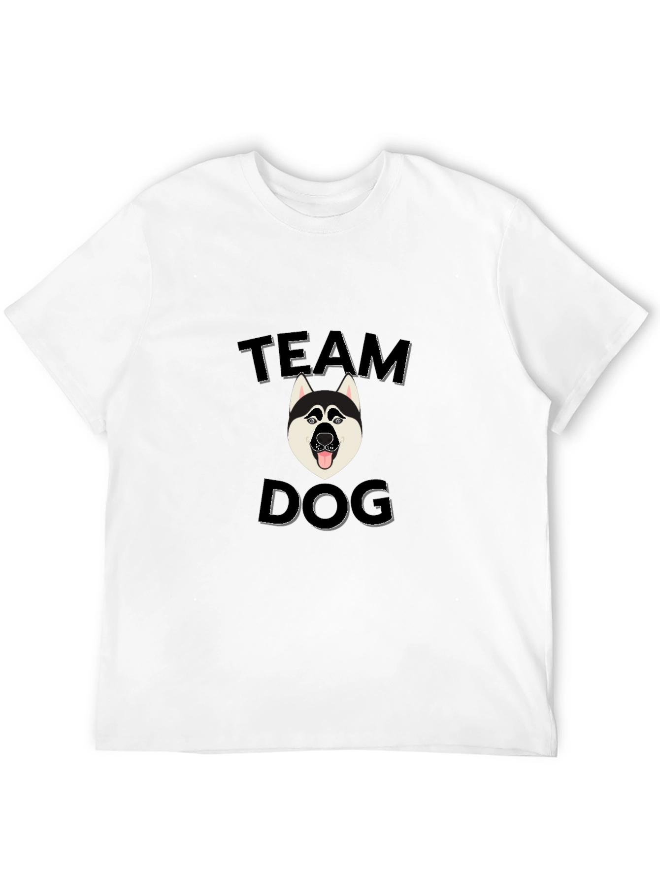 Team Dog Graphic Tee - Black Cotton Blend