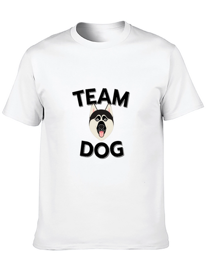 Team Dog Graphic Tee - Black Cotton Blend