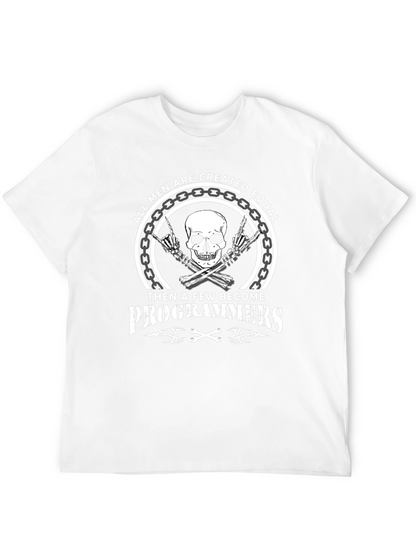 Programmer Skull Graphic Tee - Mens T-Shirt