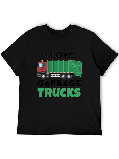I Love Garbage Trucks T-Shirt