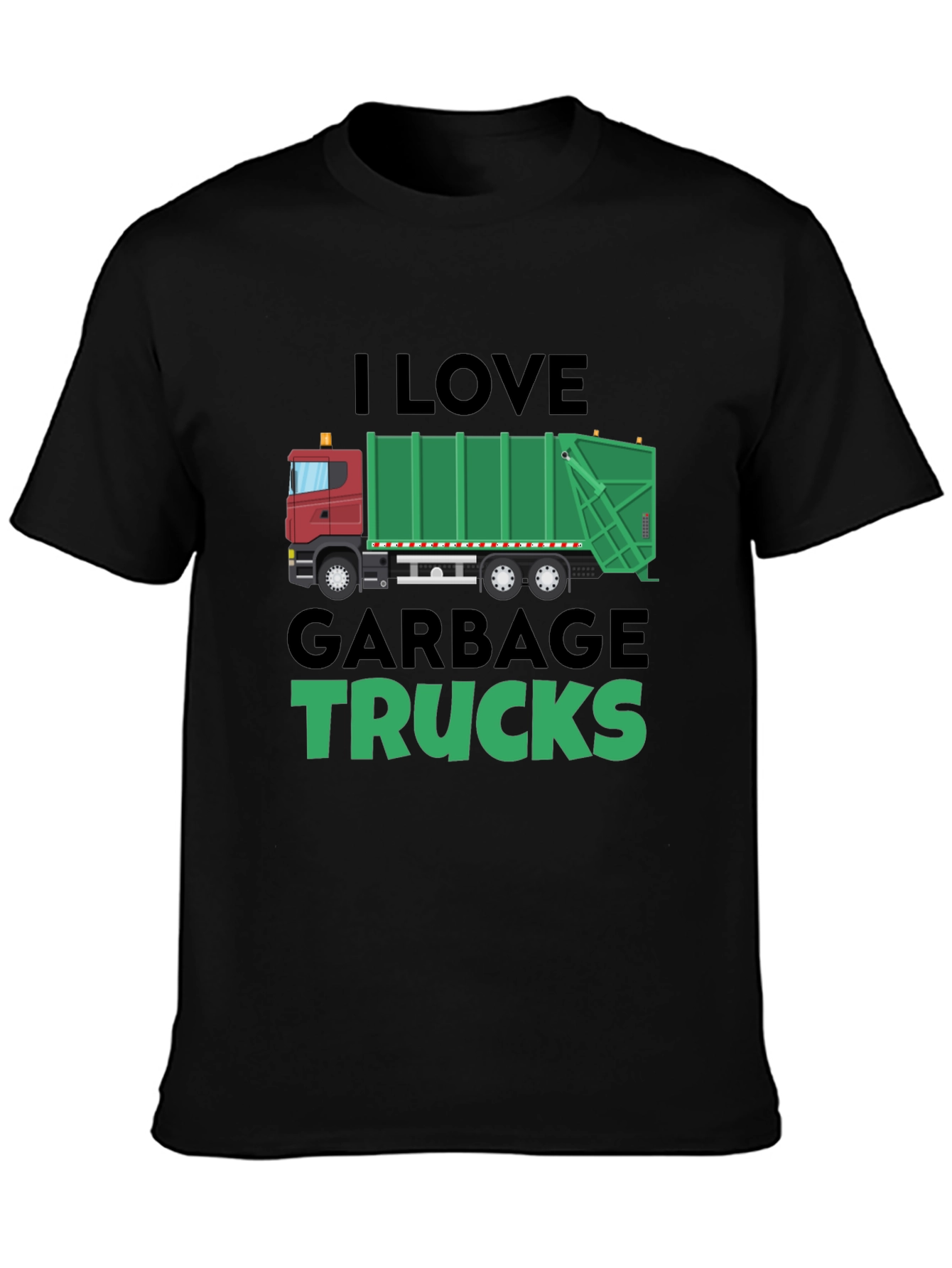 I Love Garbage Trucks T-Shirt