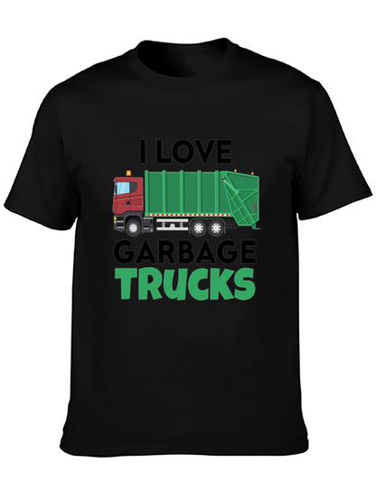 I Love Garbage Trucks T-Shirt