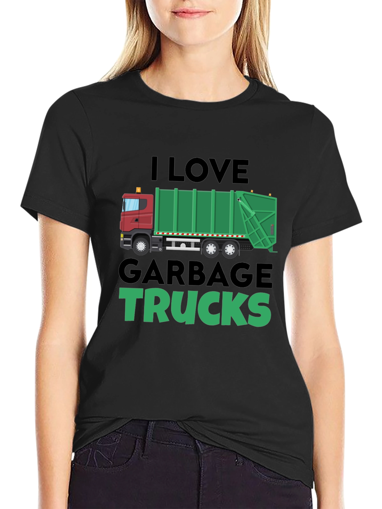 I Love Garbage Trucks T-Shirt