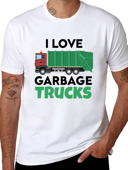 I Love Garbage Trucks T-Shirt