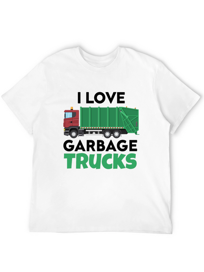I Love Garbage Trucks T-Shirt