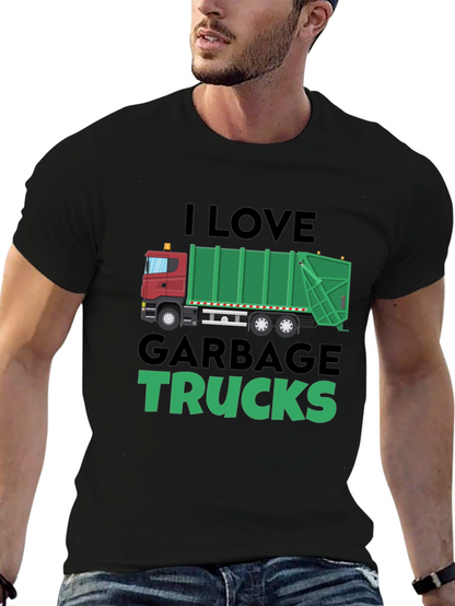 I Love Garbage Trucks T-Shirt