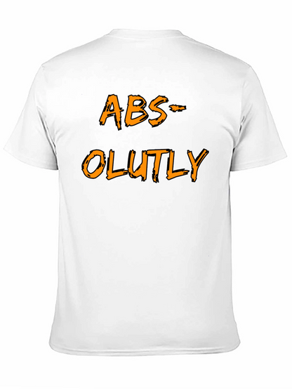 Humorous ABS-OLUTLY Black T-Shirt