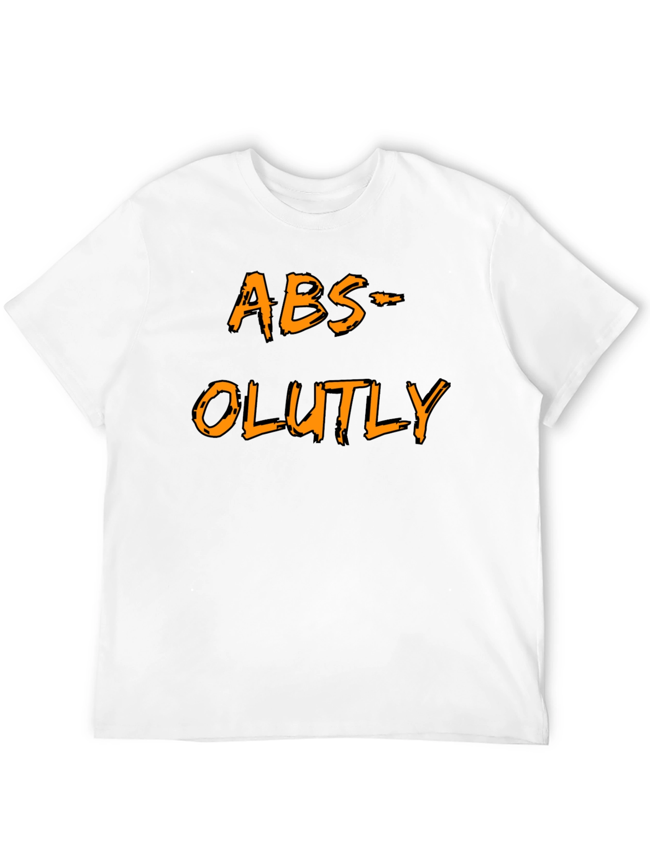Humorous ABS-OLUTLY Black T-Shirt