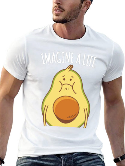 Sad Avocado T-Shirt - Imagine A Life