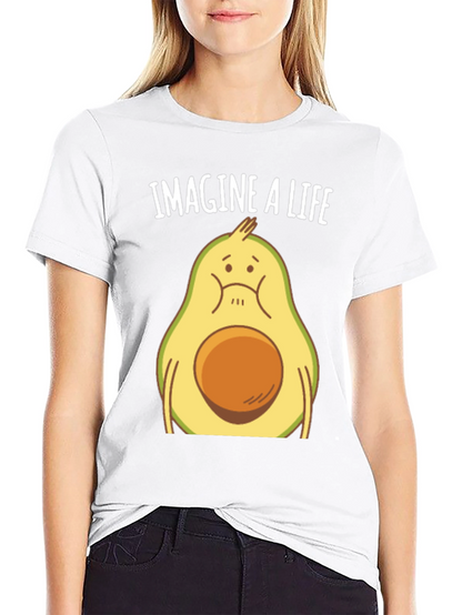 Sad Avocado T-Shirt - Imagine A Life
