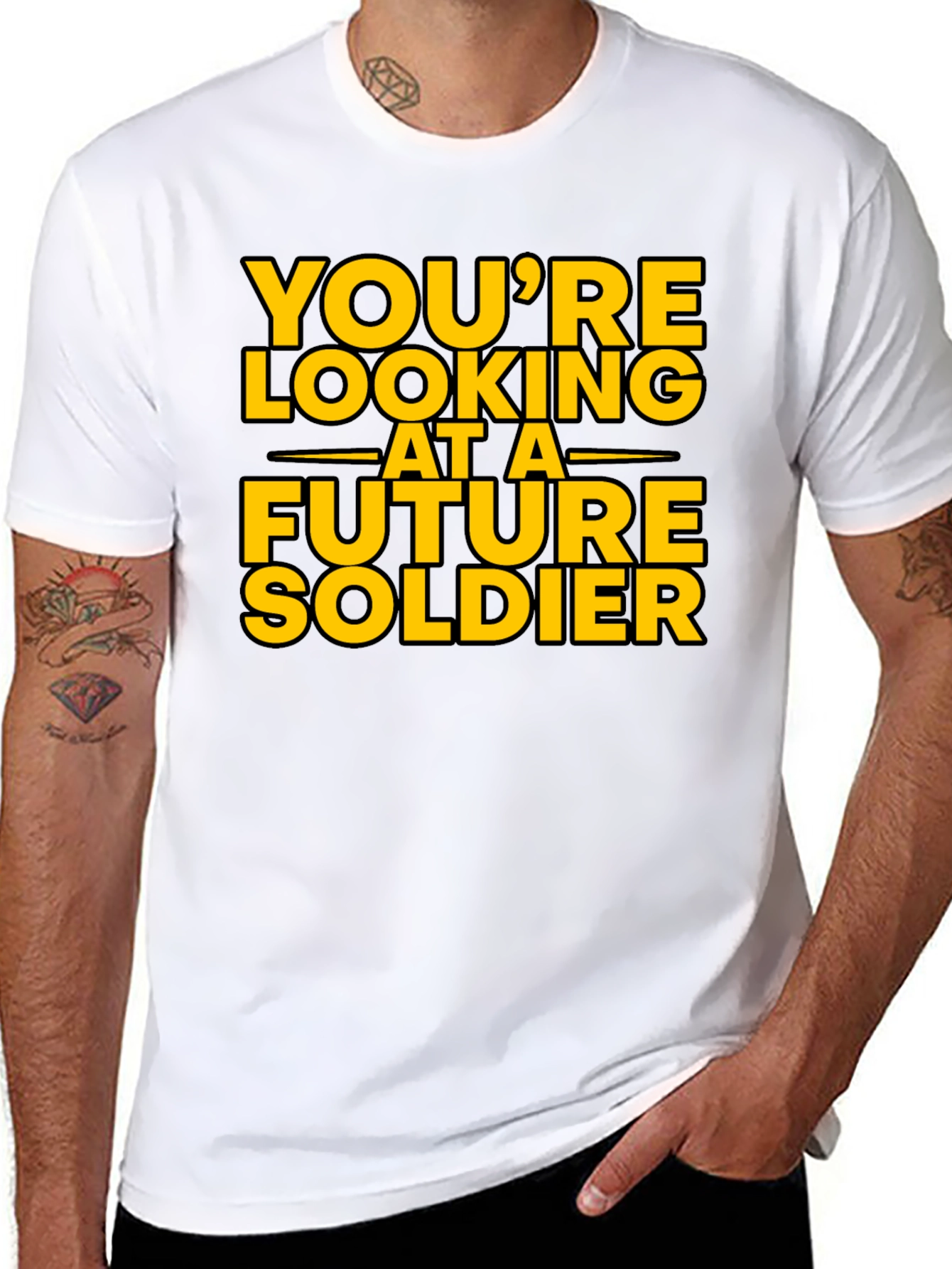 Future Soldier Black Graphic Tee