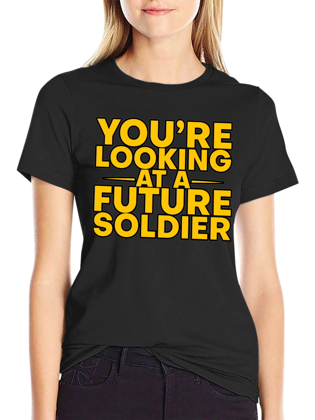 Future Soldier Black Graphic Tee