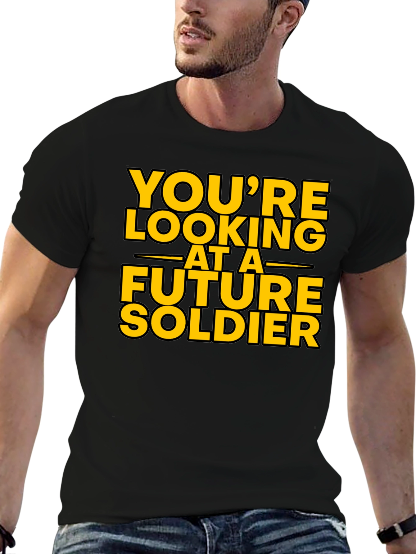 Future Soldier Black Graphic Tee