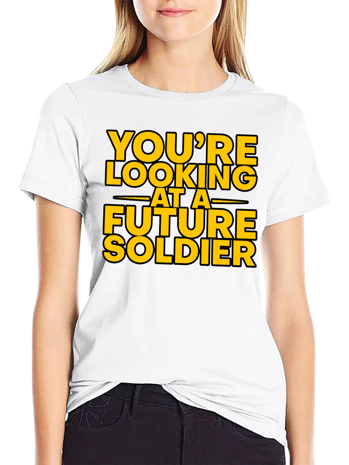 Future Soldier Black Graphic Tee