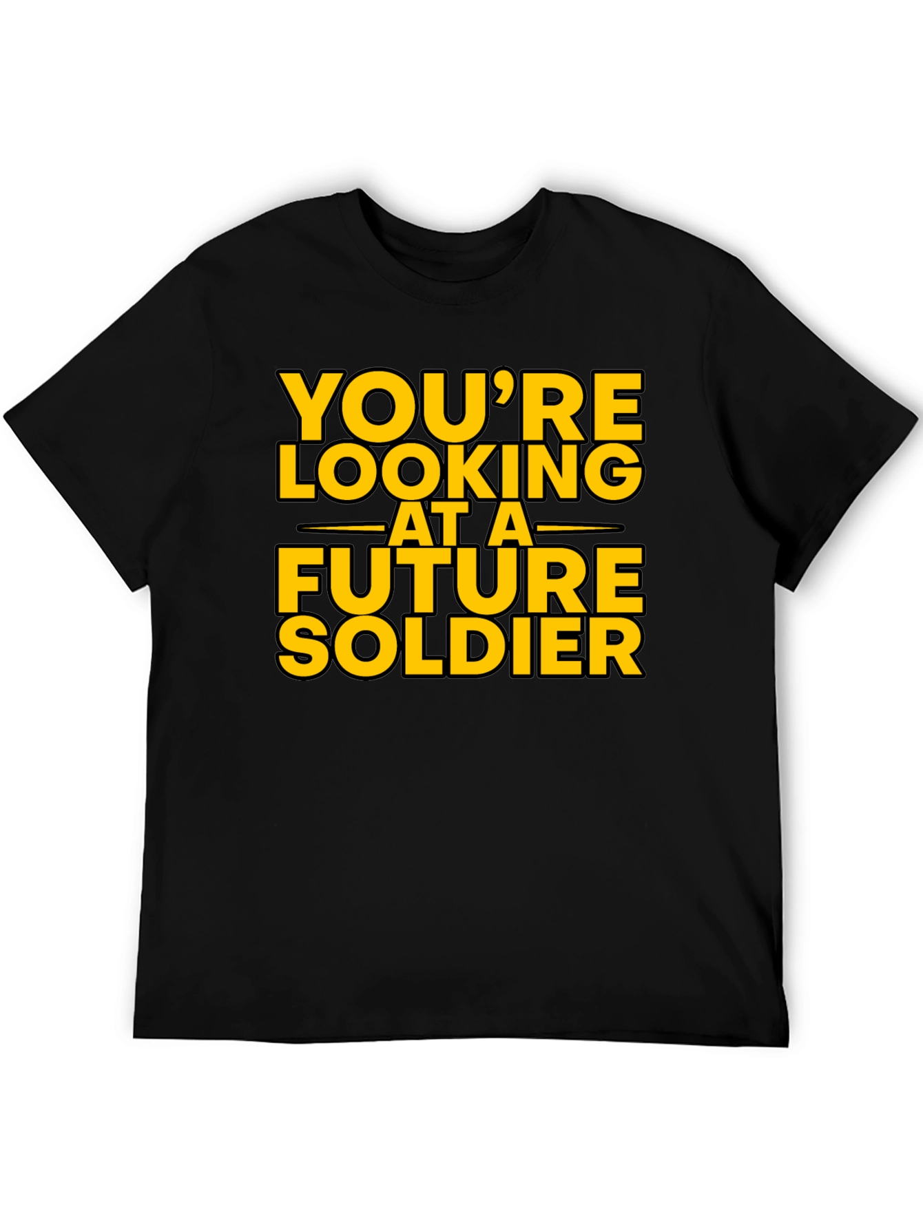 Future Soldier Black Graphic Tee