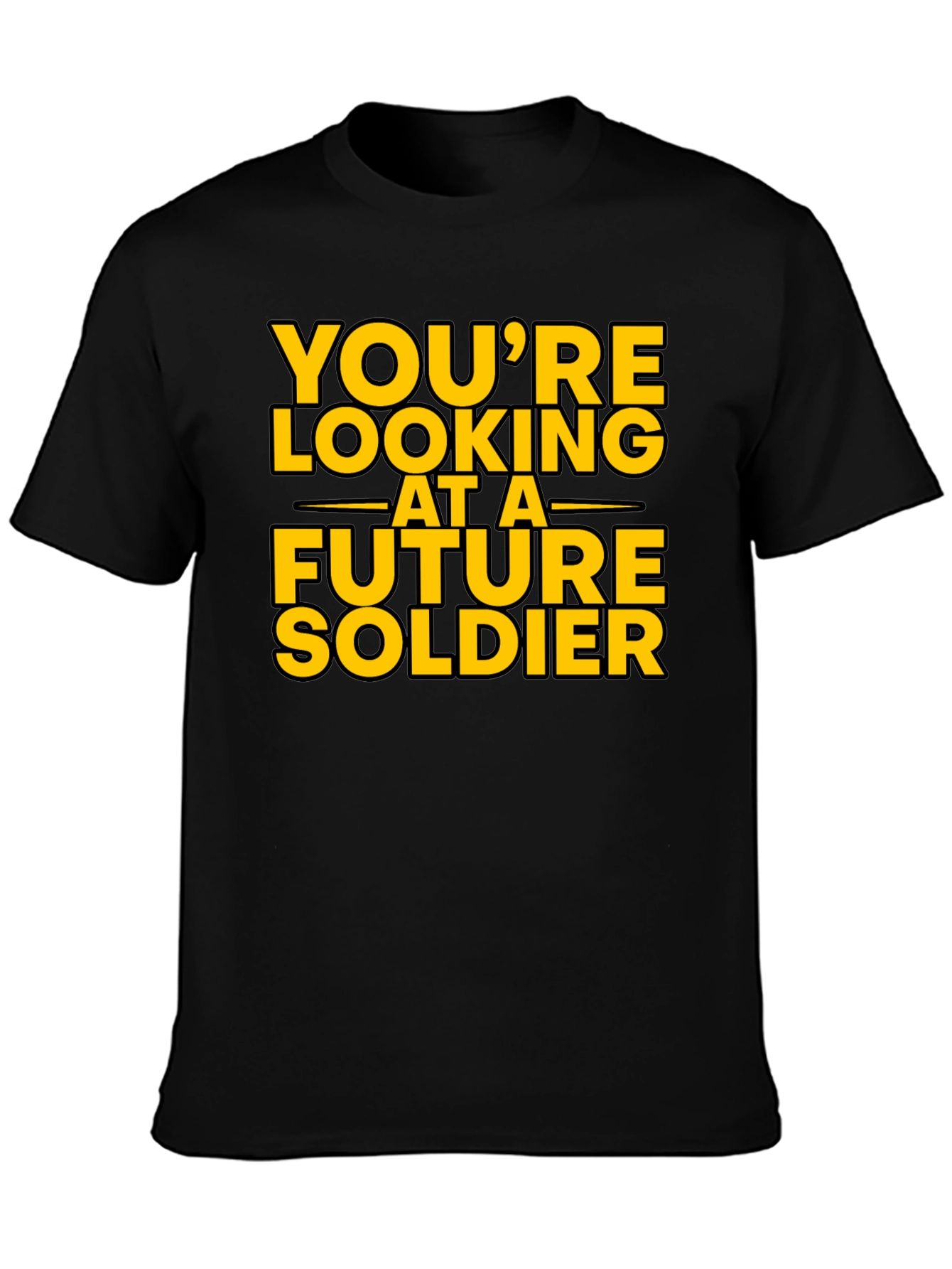 Future Soldier Black Graphic Tee