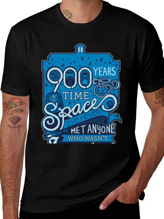 Doctor Who 900 Years Time Space Graphic T-Shirt